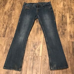 Don’t Fence Me In Dark Cowgirl Tuff Jeans